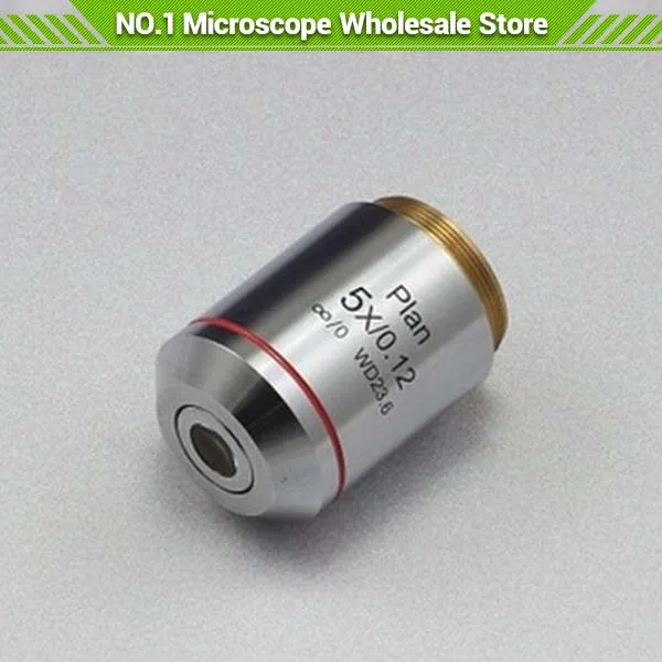 

5X Infinity Plan Objective Lens for Infinity Metallurgical Microscope Infinite Corrected Optical System EMS Free Shipping