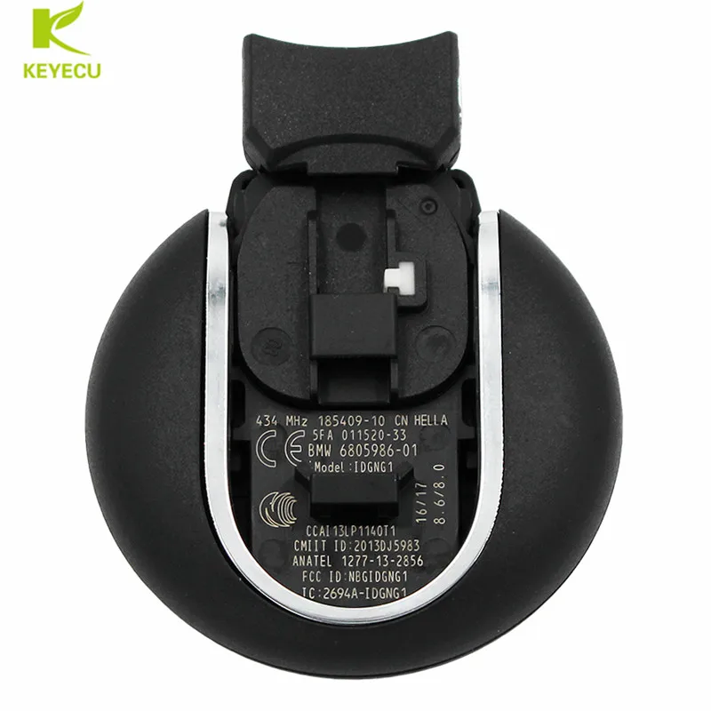 Смарт дистанционный ключ брелок от машины KEYECU OEM 3 кнопки 315 МГц/434 МГц для BMW MINI cooper