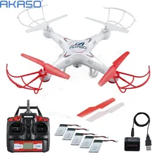 AKASO 100% Original X5C RC Helicopter Drone With camera HD Quadcopter 2.4GHz 4CH 6Axis RTF Remote Control Professional Dron Toys