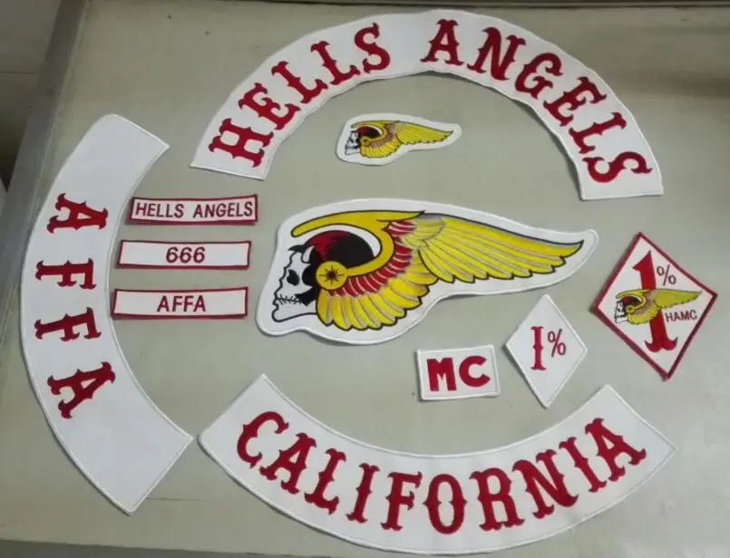 Hells Angels Patch Embroidered Patches Jacke eisen patches 13 teile/los