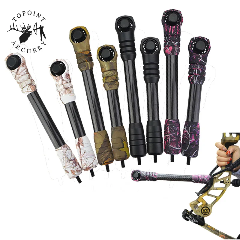 

1pc Archery Compound Bow Stabilizer Weight Silence Vibration Dampener 6/8inch Shooting Hunting Arrow Accessories