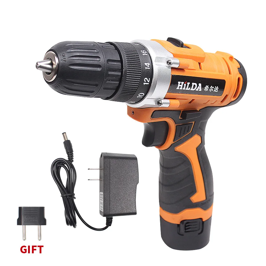 

12V Electric Drill Power Tools Electric Screwdriver Lithium Battery Rechargeable Parafusadeira Furadeira Cordless
