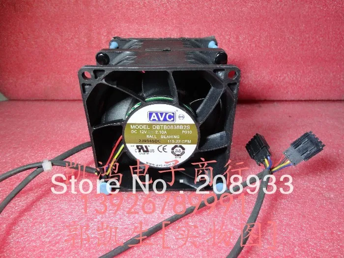 Для AVC DBTB0838B2S 8076 12V 4.2A 8 см воздушный поток и высокоскоростной вентилятор для violence +