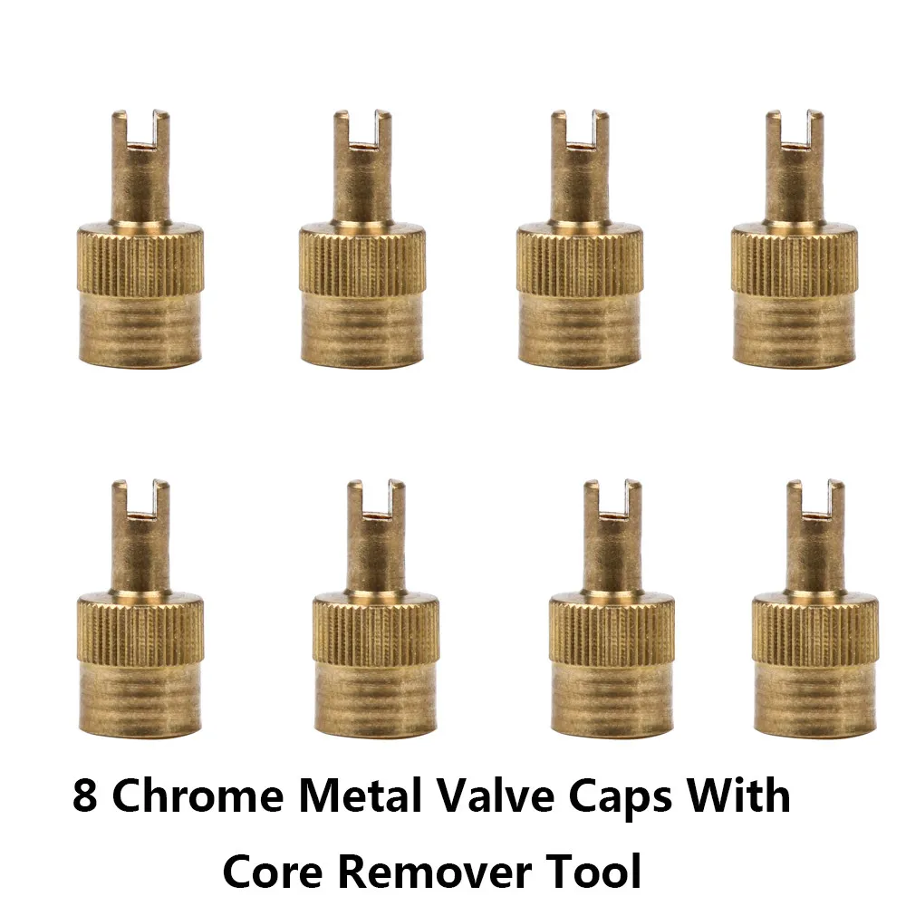 CARPRIE 8X Шины аксессуары автомобильные шины клапан Кепки металлические шины крышки колесных дисков для ступицы колеса для автомобиля для остановки воздуха Шапки с инструмент для удаления мотоциклетные/автомобиля