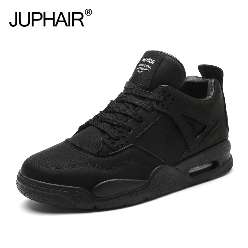 

Retro Leather Men Boy Fashion Trend Winter New Sports Casual Running Wear shoes Lace up Comfortable Shoe Soft Lightweight Sole