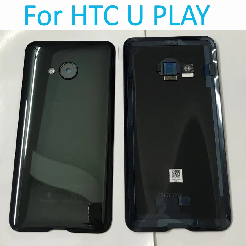 Материал стеклянная задняя панель дверь для HTC U Play задняя крышка батарейного отсека чехол с камерой Запчасти для объективов