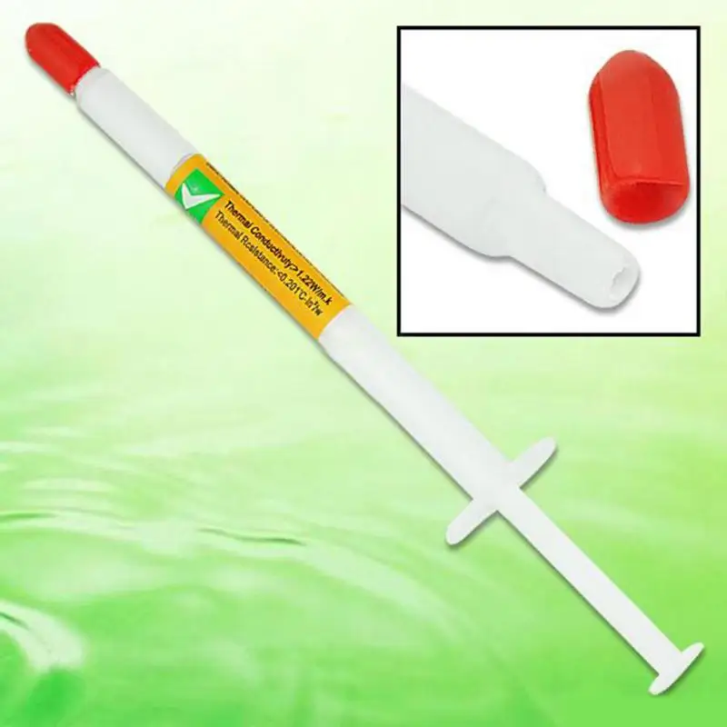 Heat Sink Thermal Grease Paste Silicone Compound Tube For Laptop Computer PC CPUin Fans