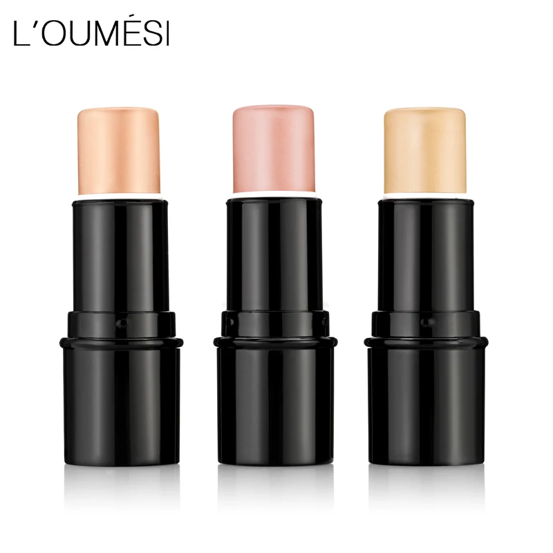 Loumesi Shimmer Stick Make up Bronzer 3 цвета Осветляющий консилер с бронзатором и хайлайтером макияж для блеск для лица Стик