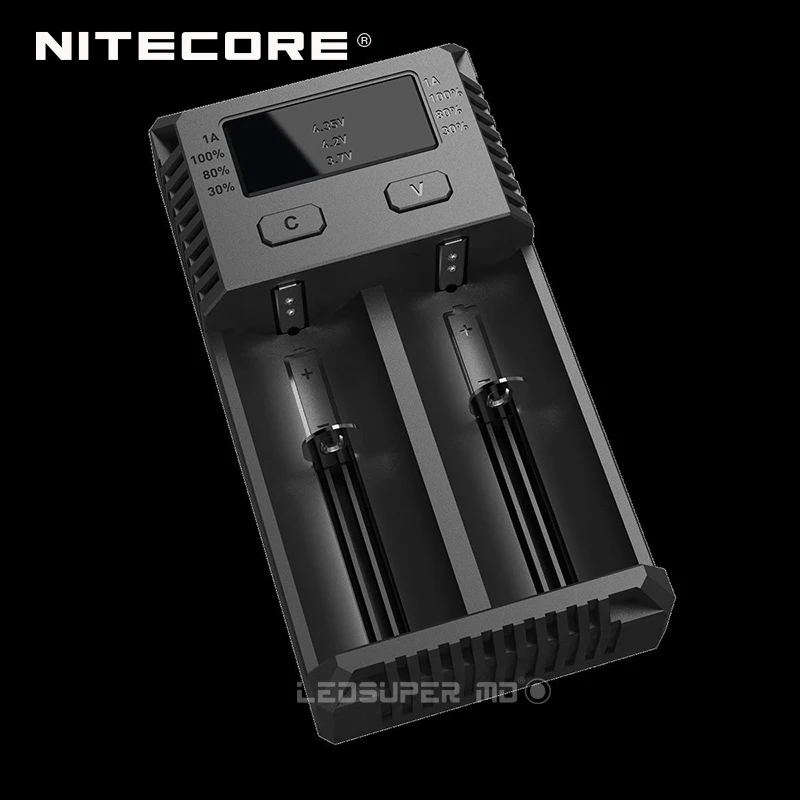 Новая версия Nitecore i2 автоматический умный совместимый универсальный аккумулятор 18650 зарядное устройство AA для портативного освещения