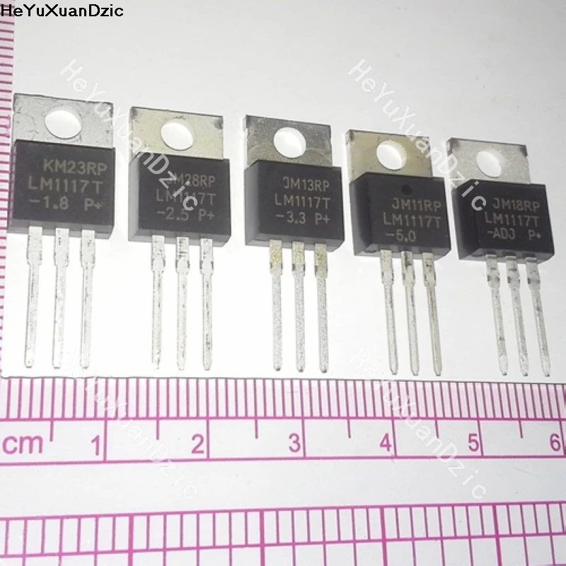 

10Pcs/ lot LM1117T-1.8 LM1117T-2.5 LM1117T-3.3 LM1117T-5.0 LM1117T-ADJ LM1117 TO-220 New Original Product