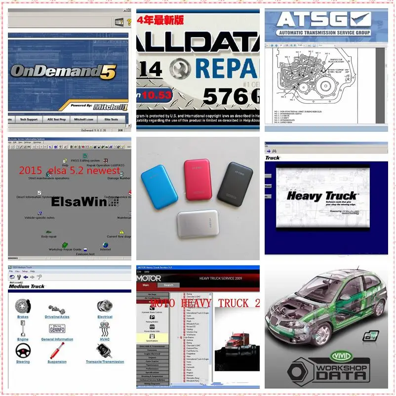 

Newest alldata and mitchell 5.8 2015 Auto repair software 47 in 1TB HDD alldata software v10.53 Vivid workshop data+ElsaWin 5.2
