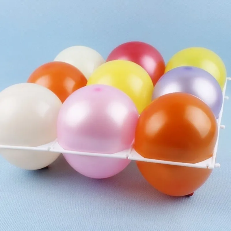 10pcs/lot 9 Holes Latex Balloon Mesh Balloons Wall Decoration