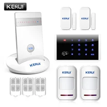 Kr-g15 alarma inalámbrica gsm sistemas de alarma antirrobo casa sistema android/iphone app controlado inglés/ruso/español/voz francesa