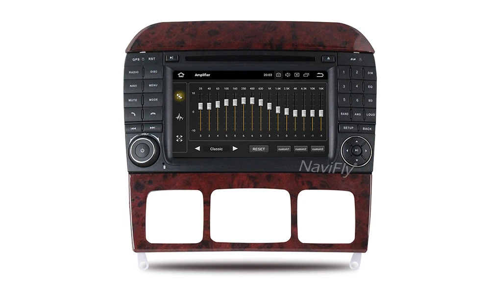 Clearance NAVIFly! 2 Din Android 9.0 Car dvd multimedia player GPS For Mercedes-Benz S-Class W220 S280 S320 S430 S500 S55 W215 WIFI FM RDS 17