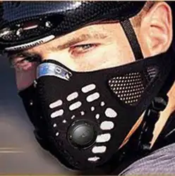 Угольный фильтр воздуха маска велосипед Цикл половины Уход за кожей лица пыле Маски для век Пираты Карибского моря Велосипедный Спорт