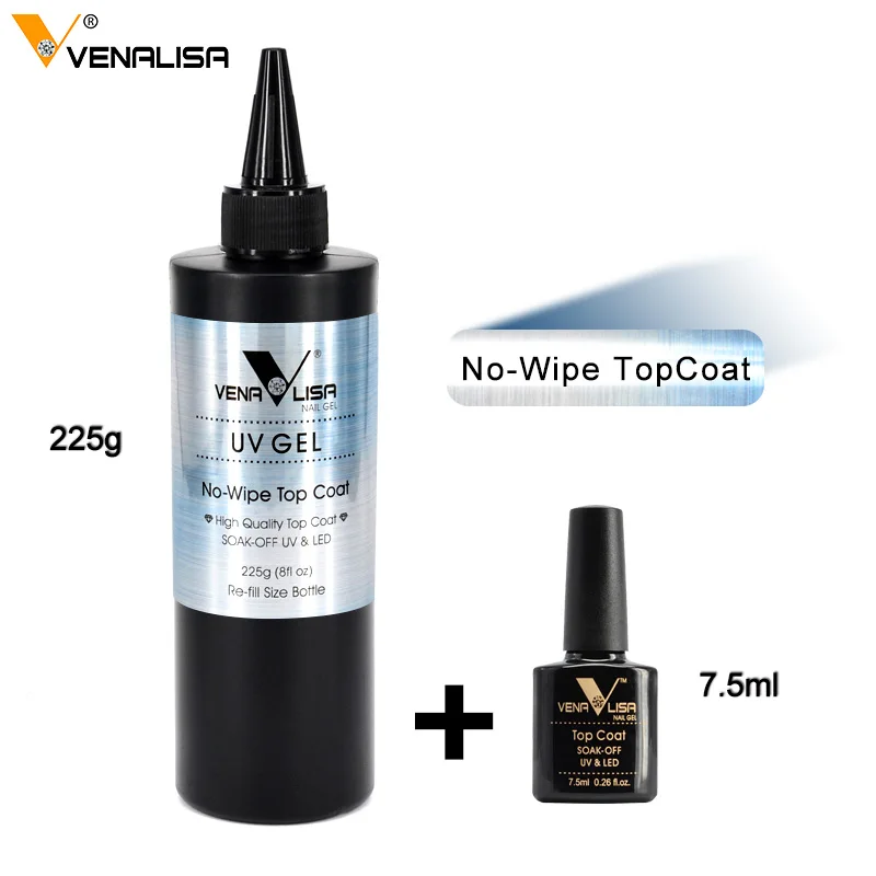 Günstig Neue nagel gel 225 gramm 8fl. unzen keine wischen topcoat nagel gel polnisch big jar basis mantel tränken weg vom led nagel gel