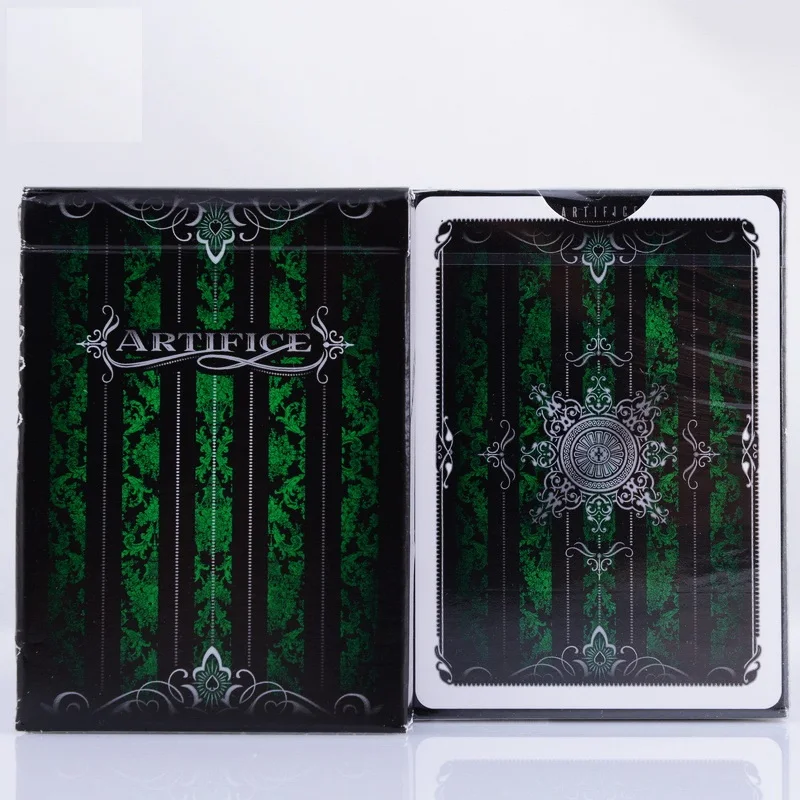 

Emerald Green Artifice v2 Deck Ellusionist Magic Cards Playing Card Poker Close Up Stage Magic Tricks for Professional Magician