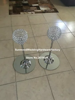 

about 20 days sent out order )Wedding tall glass bead beautiful flower vase stand centerpiece for wedding decoration