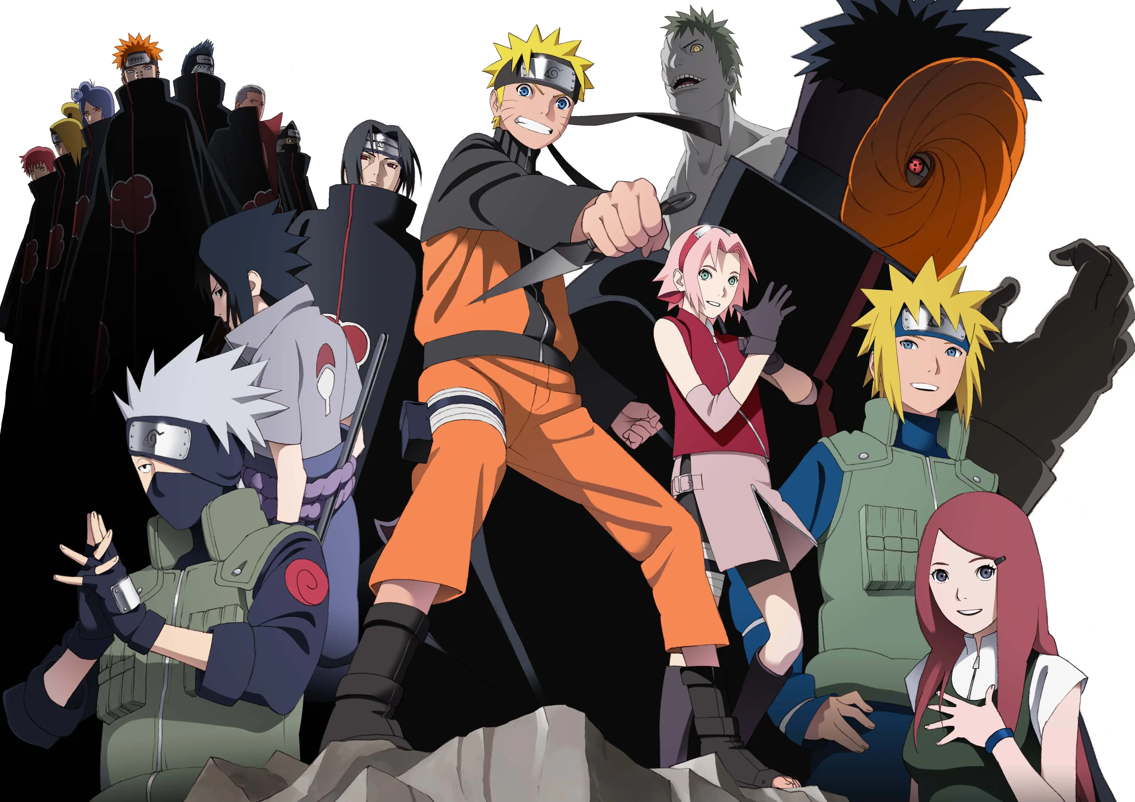 Naruto Kakashi Sasuke Uchiha Itachi Akatsuki High Quality Posters