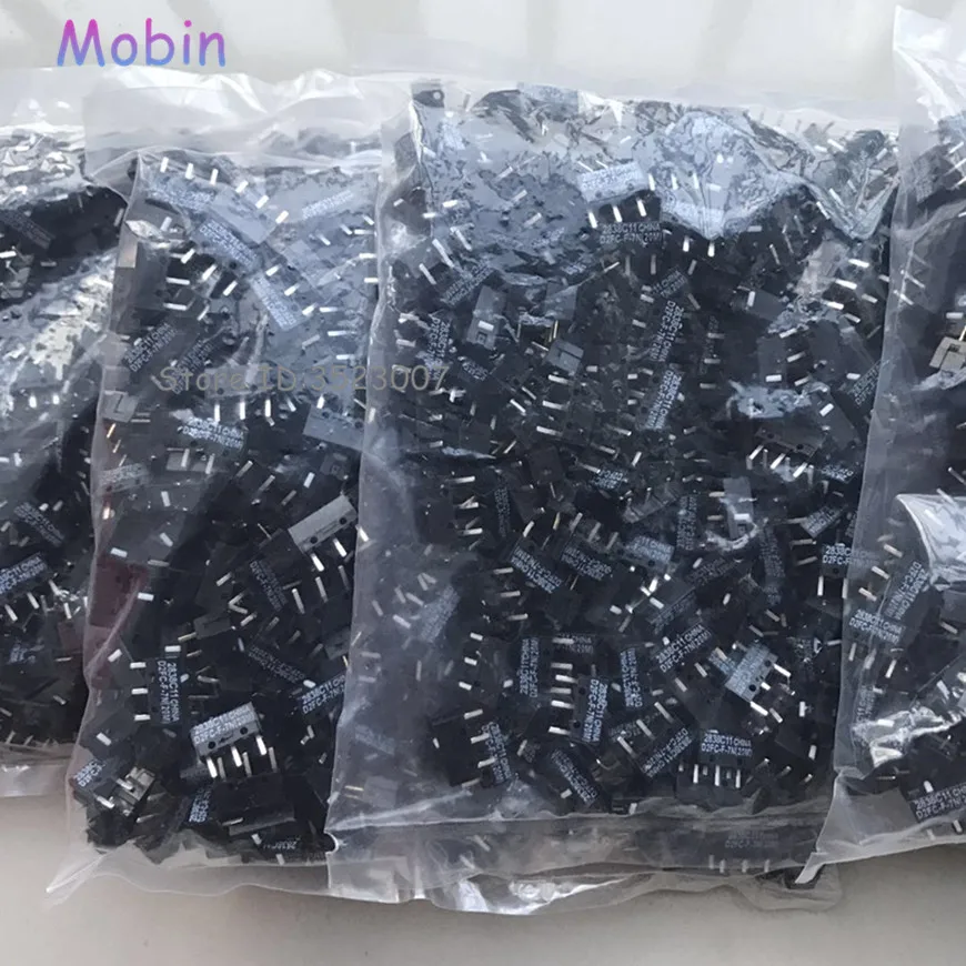 

400PCS/LOT D2FC-F-7N 20M mouse micro switch mouse button Best quality free shipping