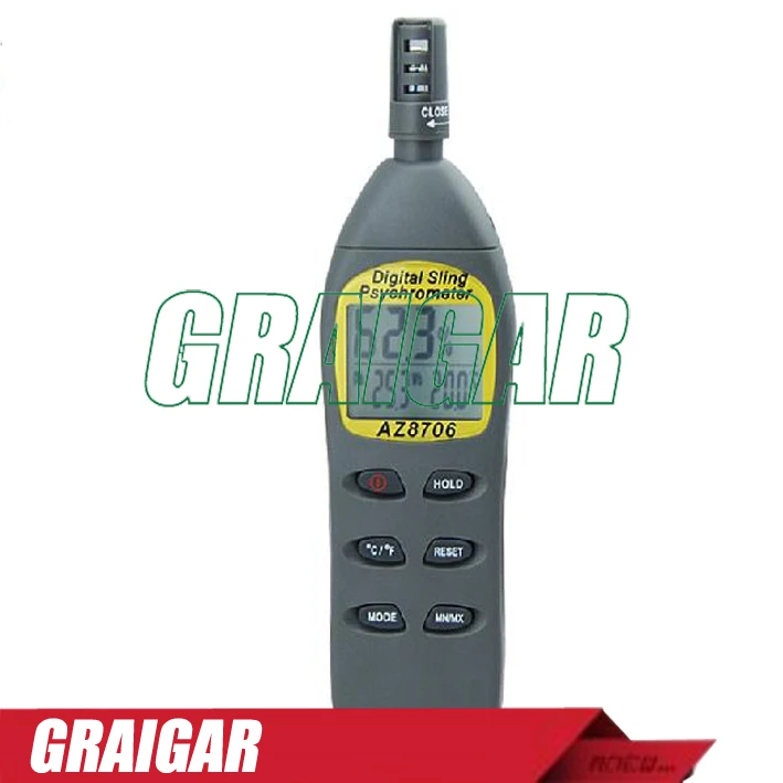 

AZ8706 handheld imported high-precision hygrometer / dew point / wet bulb temperature detector