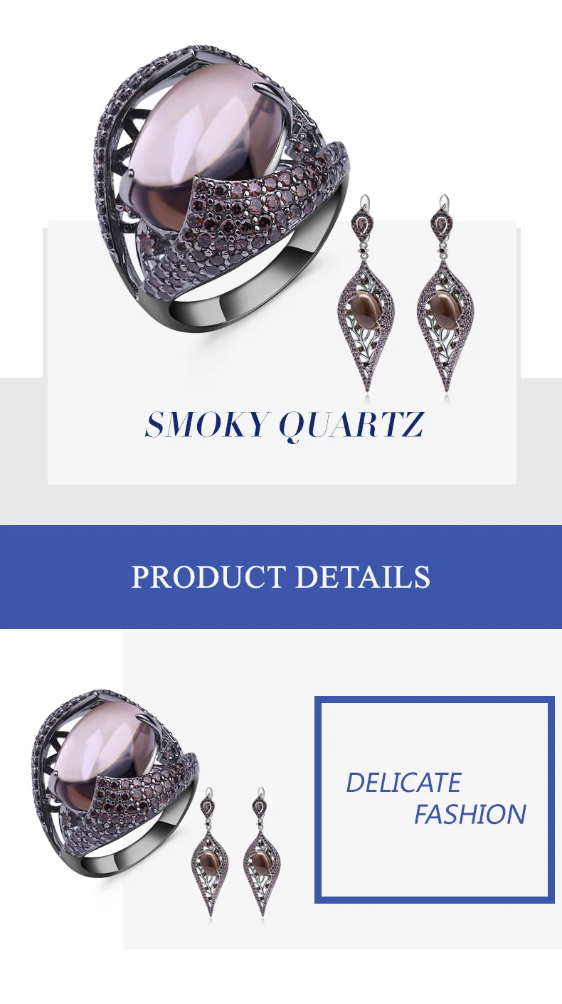brincos de prata esterlina anel conjunto para mulheres jóias finas