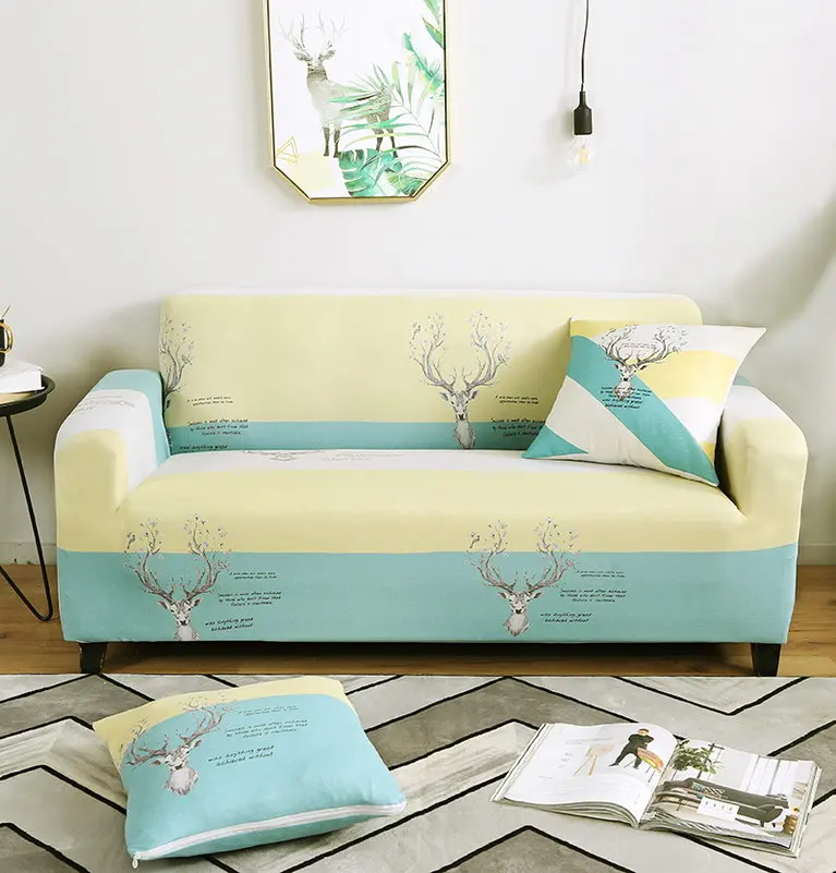 Новые Растения секционные стрейч чехлы для диванов эластичные Чехлы все включено полиэстер диван подушка диван полотенце для гостиной
