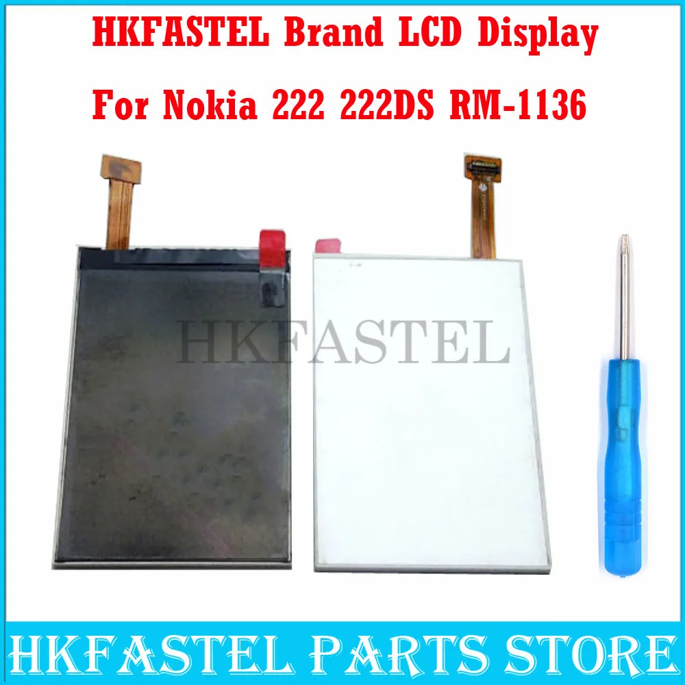 Hkfastel ЖК-экран дигитайзер дисплей для Nokia 222 222DS RM-1136 Ремонт Замена+ Инструменты