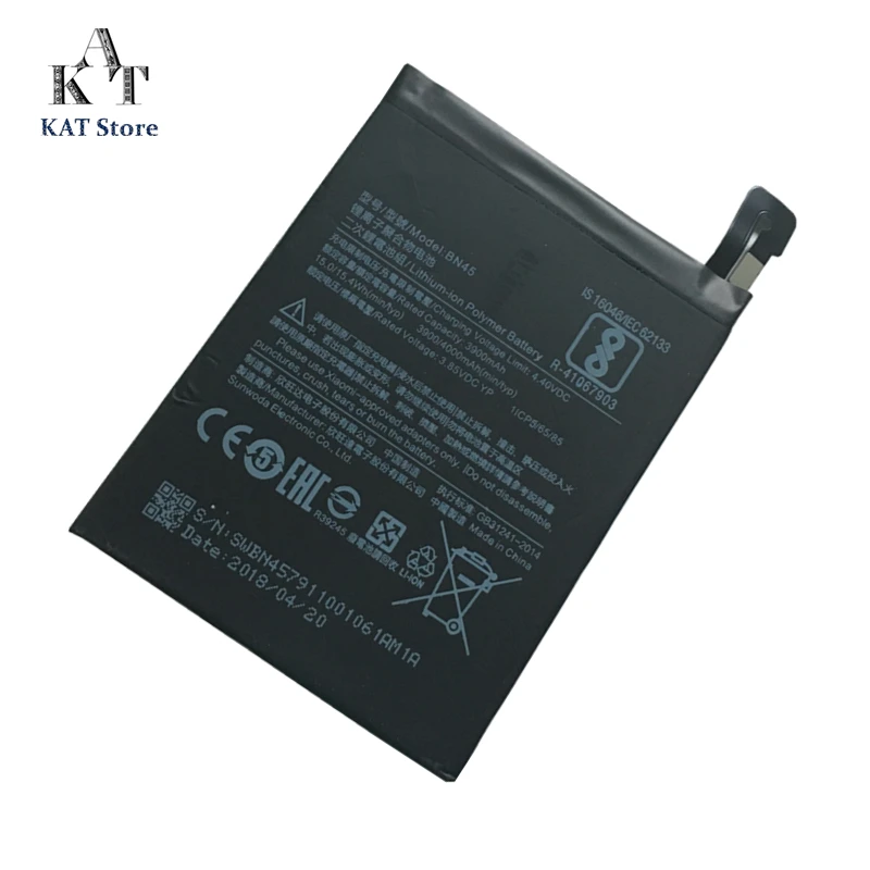 Mobile Phone Battery For Xiaomi Redmi Note 5 4000mAh Batteries BN45