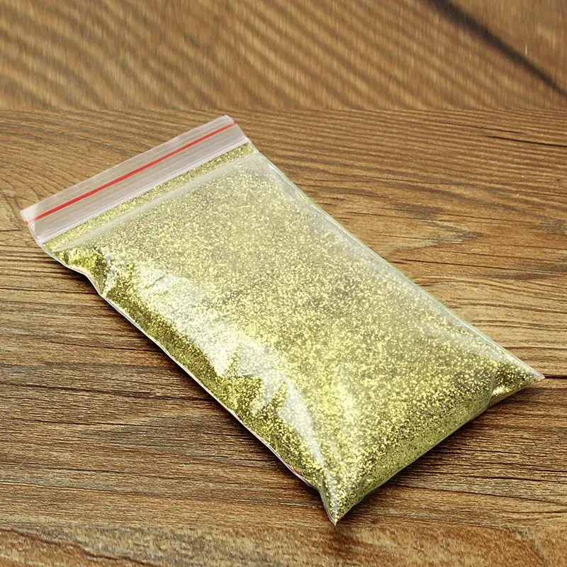 

Top Quality 170g PET 0.4mm Gold Glitter Metal Flake Auto Car Bike Paint Additive Decor Power