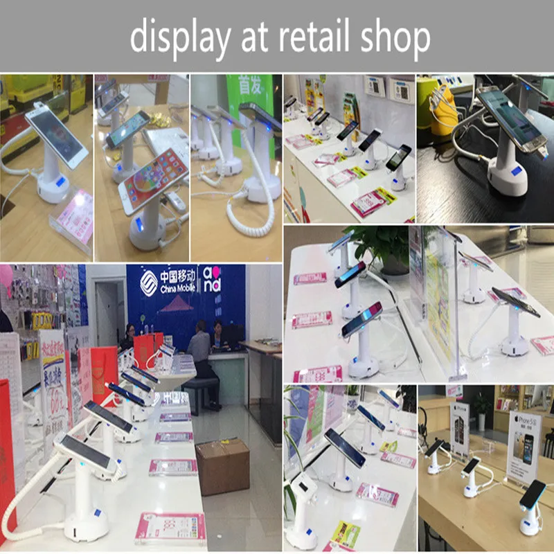 white color abs remote control magnetic and alarm sensor sticker fix desktop cell phone security display holder white color abs remote control magnetic and alarm sensor sticker fix desktop cell phone security display holder