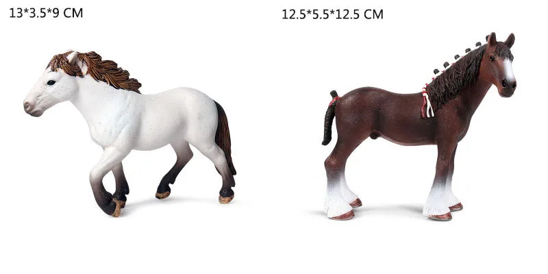 23 Type Optional Horse Model Hand Painted Action Figures Wild Steed Figurines PVC High Quality Educational Toys for Kids Gift