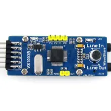 MP3 зарядная Модульная плата SPI Управление Интерфейс аудио в/Выходной разъем на борту микрофон# VS1003B MP3 доска