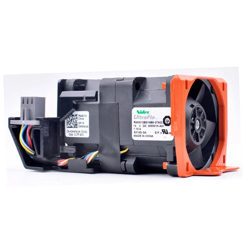 

Brand new original R40W12BS1NBB-07A02 12V 1.10A R620 R630 24-drive server cooling fan