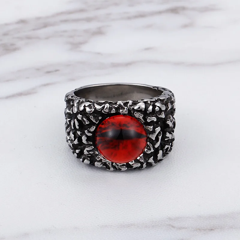 

New fashion jewelry retro titanium steel men's ring