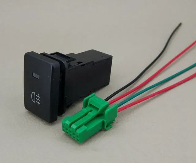 JINGHANG Free shipping For Toyota RAV4 black Rear fog lights switch