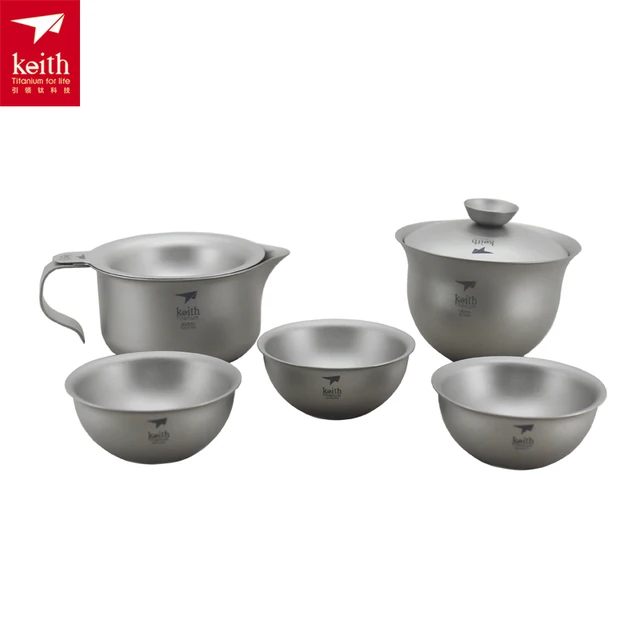 Best price at $271 Cheap Keith Titanium Tea Cup Set Camping Tea Cup Set Utralight Ti3910