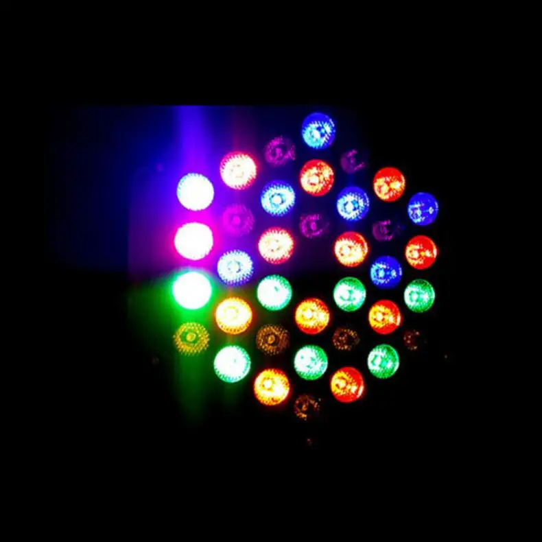 Профессиональный светодиодный хрустальный магический шар Par 36 RGB Светодиодный DMX сценический светильник с эффектом бар светильник ing Show стробоскоп DJ Disco вечерние KTV светильник