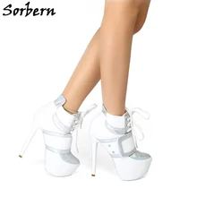 Sorbern/женские туфли-лодочки на высоком каблуке; весенние дизайнерские брендовые модные туфли-лодочки для дам; цвет на заказ; круглый носок; Размер 10; высокое качество