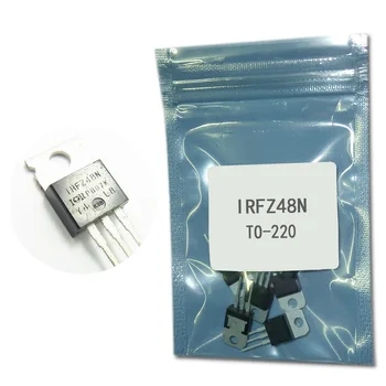 

10pcs/lot IRFZ48N to220 power transistor field effect transistor irfz48 TO-220 original transistor mosfet darlington transistors
