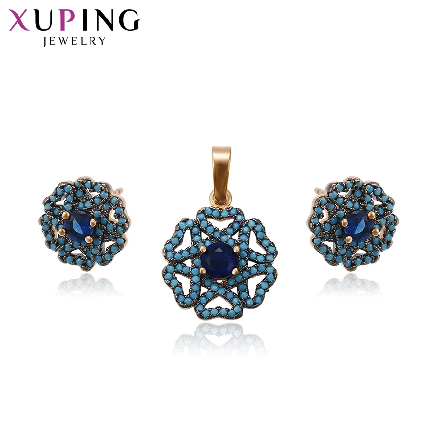 

Xuping Fashion Charm Heart Circle Jewelry Sets Romantic Jewelry for Women Christmas Day Gift S61.2-64204