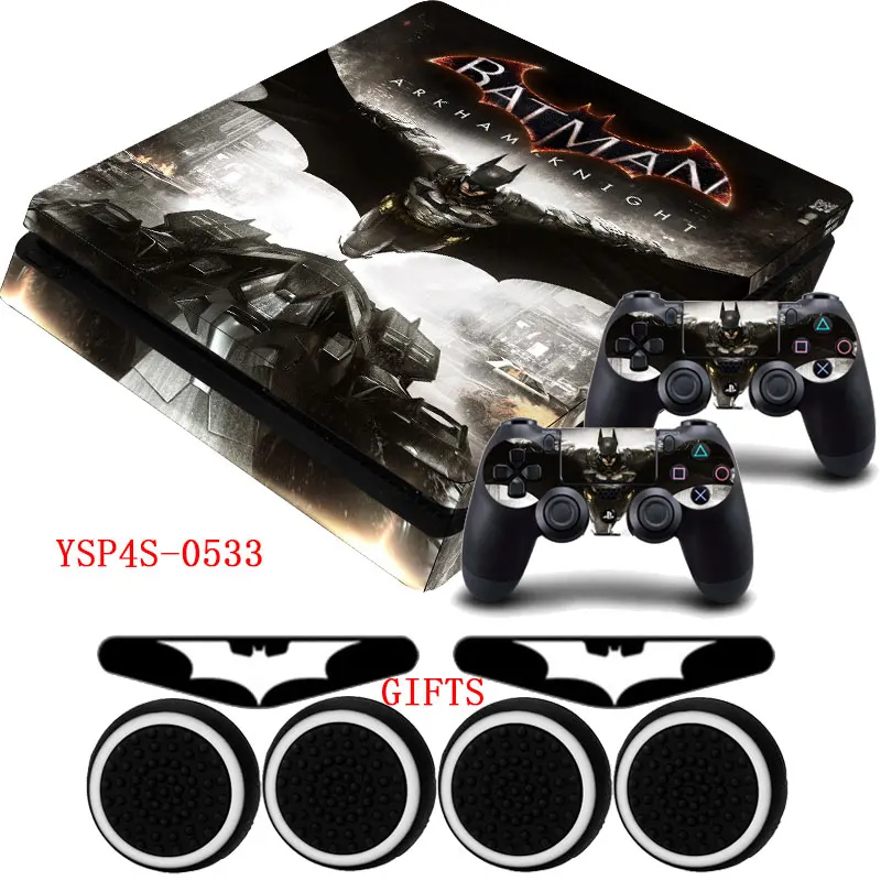 Batman Arkham Knight винил PS4 тонкий кожи против скольжения защитный чехол Стикеры +