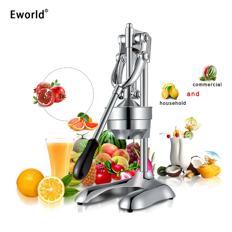 Stainless Steel manual hand press juicer squeezer citrus lemon orange pomegranate fruit juice extractor commercial and household Stainless Steel manual hand press juicer squeezer citrus lemon orange pomegranate fruit juice extractor commercial and household
