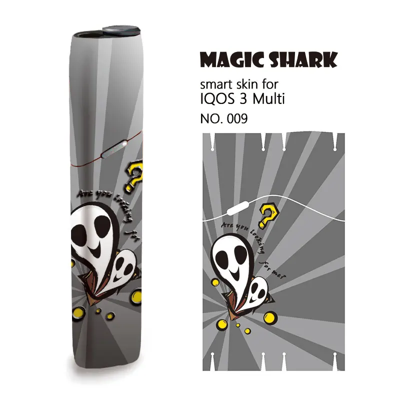 Защитная пленка Magic Shark Tombstone Zombie Ghost клейкая для IQOS 3 многослойный Чехол из ПВХ