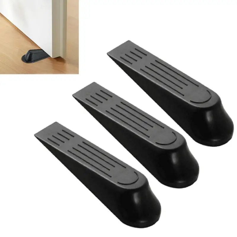 

5pcs black Finger Safety Door Stops Door Stopper Holder for Children Kids Safety Home Accessories Door Stopper 12x4x2.5cm