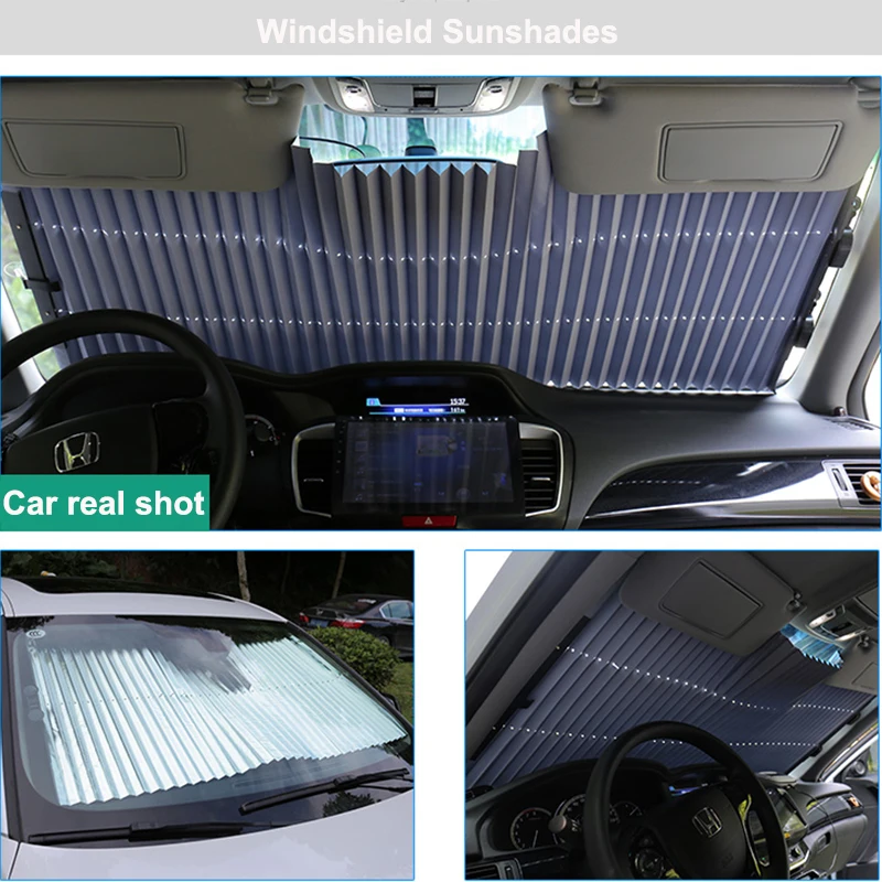 46 см/65 см/70 см Upgarde retractale SUV MPV грузовик автомобиль лобовое стекло Солнцезащитный козырек заднего стекла занавеска для Volkswagen Golf CC