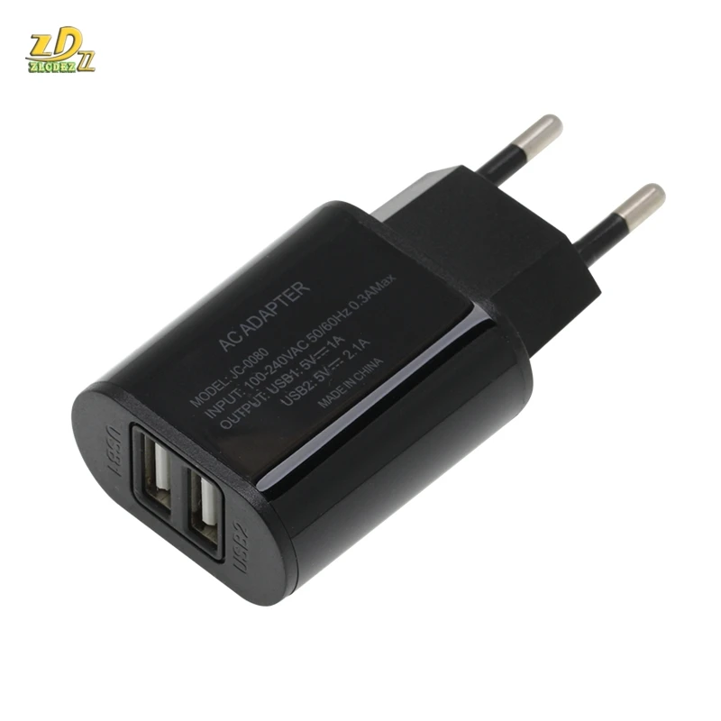 100 шт 5 в 2 А 2 usb порта 2 usb зарядное устройство Портативный настенный адаптер для телефона микро Зарядка для samsung huawei EU/US вилка зарядное устройство s