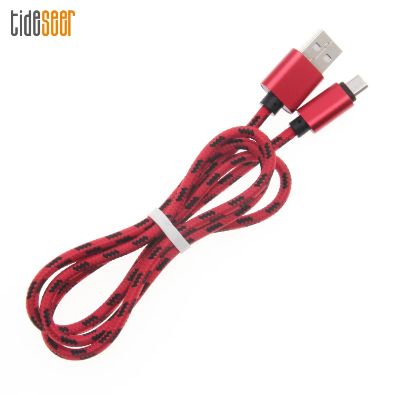 100 шт Micro/type C/8pin USB кабель нейлон зарядное устройство для iPhone samsung huawei htc Xiaomi Быстрая зарядка данных Android мобильный телефон