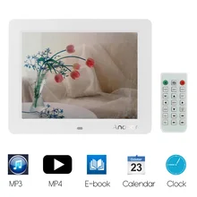 Andoer 1" Экран ЖК-дисплей цифровая фоторамка 800*600 Поддержка MP3 MP4 электронный календарь часы Функция с пультом дистанционного управления