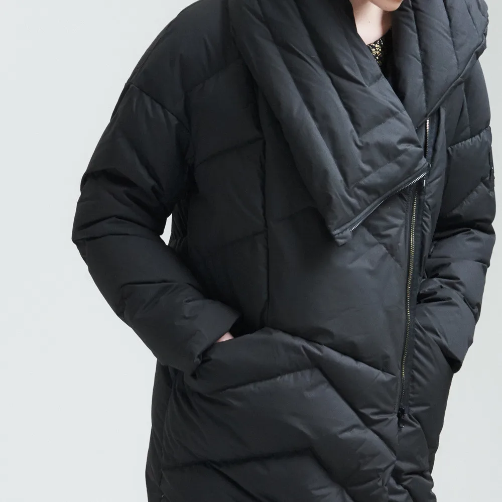 Lâche Nouvelle Neploe Amérique Gamme Plumes Femmes Mode Color Hiver 65910 De Haut Manteau Épais Long Europe 2019 Photo Parkas Doudoune RRPOqwp